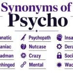 synonyms of psycho