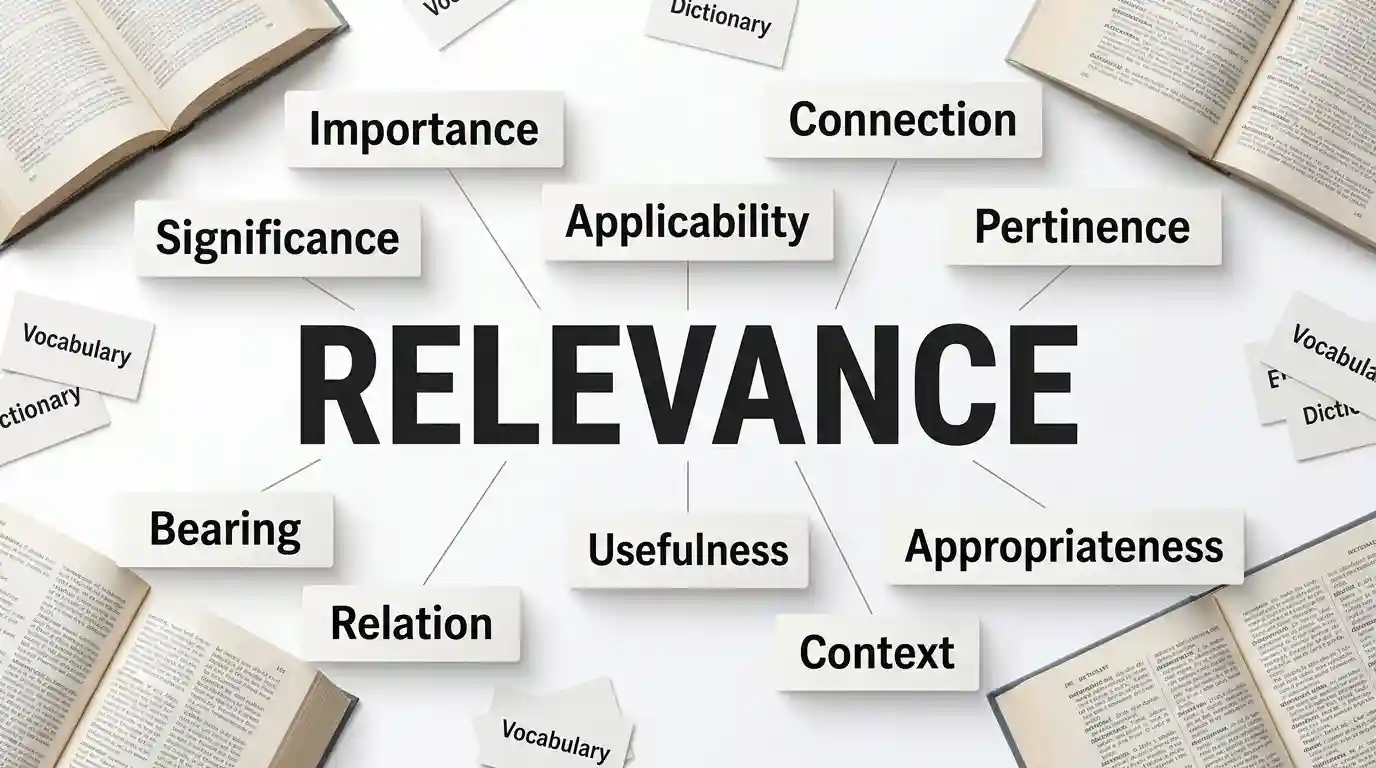 synonyms of relevance