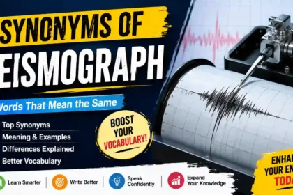 synonyms of seismograph