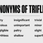 synonyms of trifling