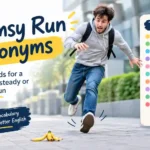 Clumsy run synonyms