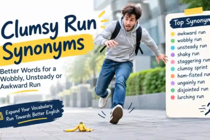 Clumsy run synonyms
