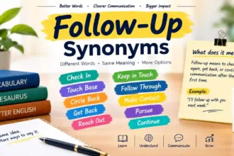 Follow up synonyms