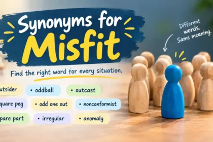Synonyms for Misfit