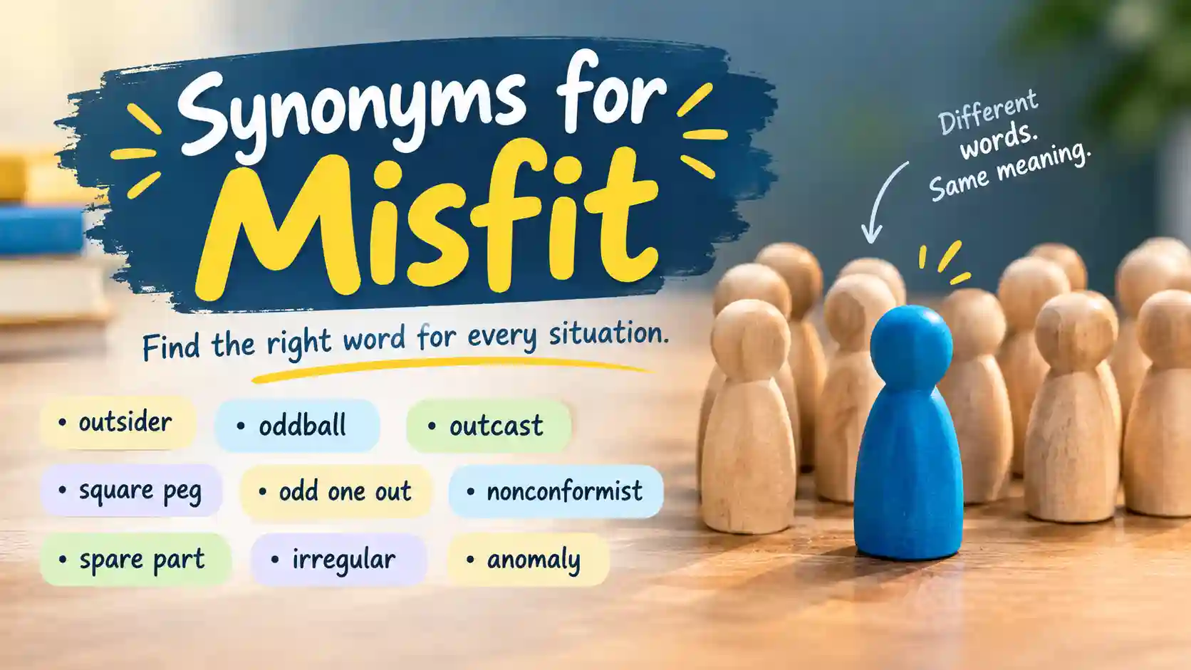 Synonyms for Misfit