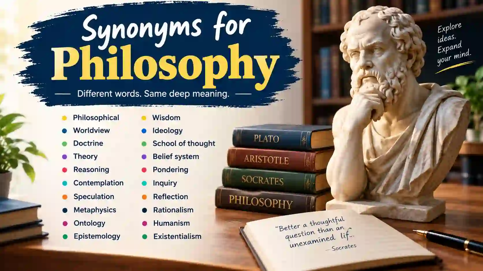 Synonyms for philosophy