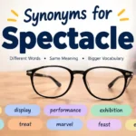 Synonyms for Spectacle