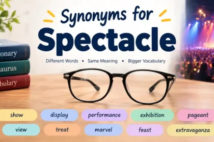 Synonyms for Spectacle