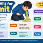 Synonyms for vomit