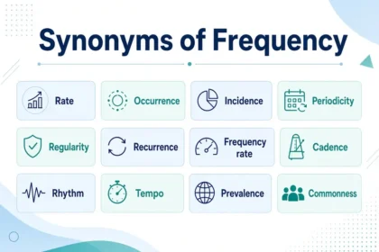 Synonyms of frequency