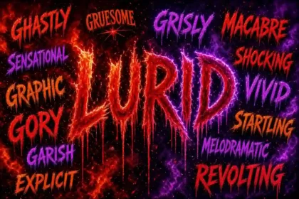 Synonyms of lurid