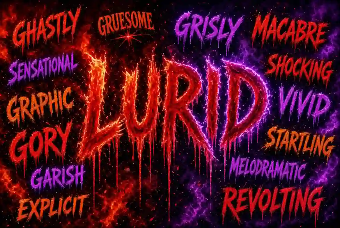 Synonyms of lurid